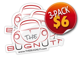 THEBUGNUT.com Stickers
