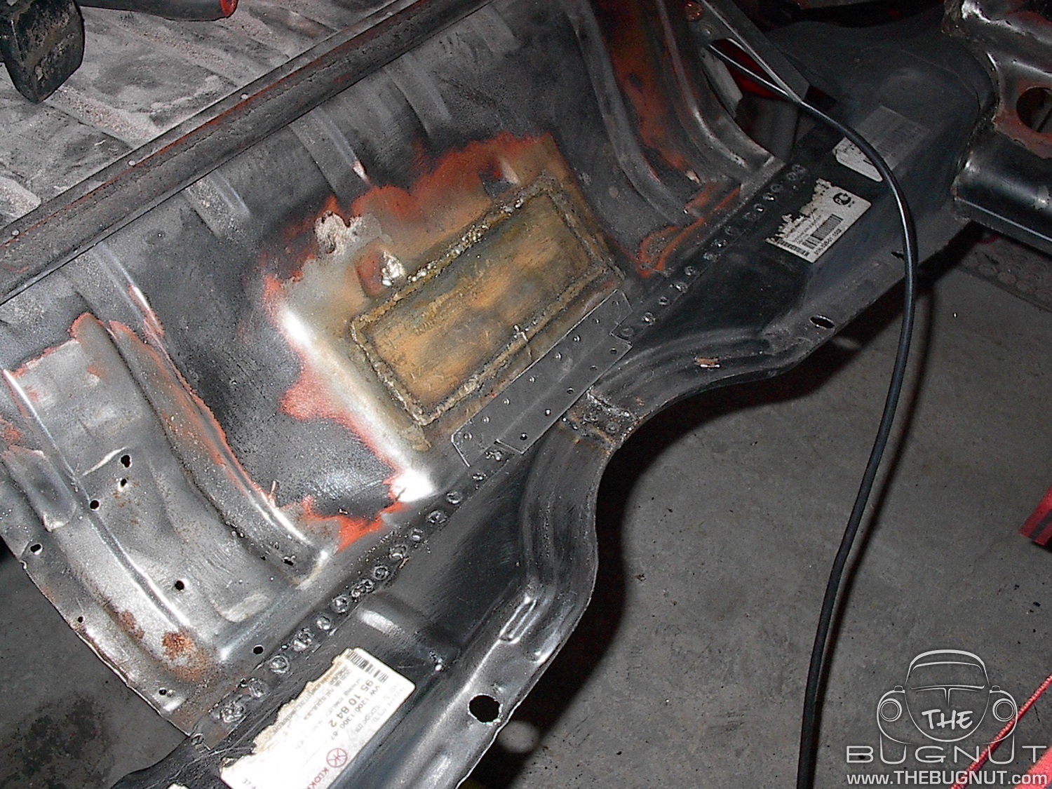 VW Super Beetle Heater Channels & Firewall Repair