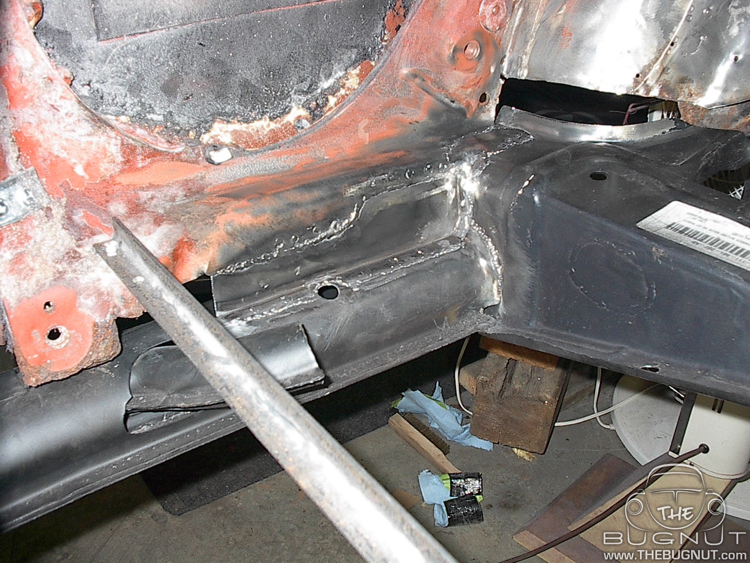 VW Beetle Rear Quarter Panel Repair