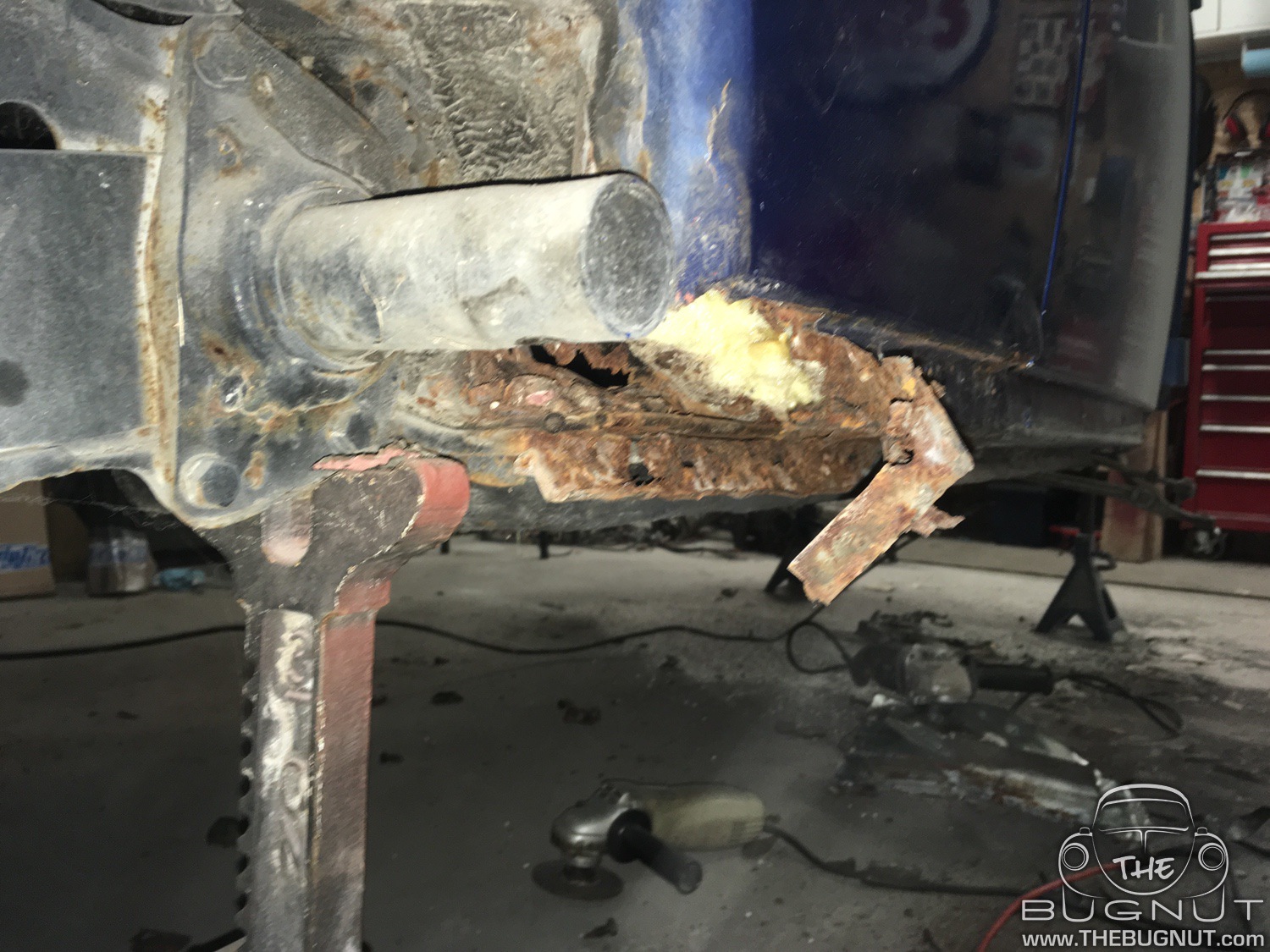 VW Beetle Rear Quarter Panel Repair - Rotten